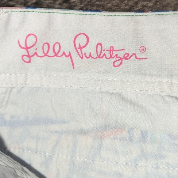 Lilly Pulitzer The Callahan Short Red Right Return Women's 2 - Picture 9 of 10